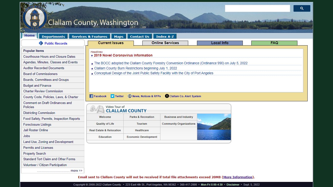 Jail Roster - Clallam County, Washington